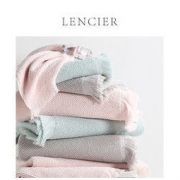 LENCIER 兰叙 全棉毛巾 40*70cm 3条装