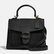 18日预售：COACH 蔻驰 Tabby系列 女士手提单肩包 C0773 B4BK 黑色 小号