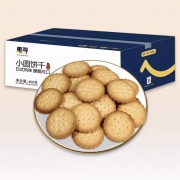 京东极速版：惠寻 海盐味 小圆饼干 400g