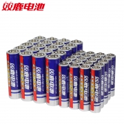 双鹿  碳性电池  5号20粒+7号20粒