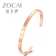 ZOCAI 佐卡伊 Z00242_1 男女同款手镯 窄版