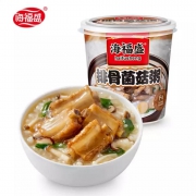 海福盛 方便速食 皮蛋瘦肉 /精炖牛肉/排骨菌菇粥1杯*5件