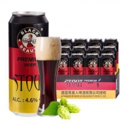 黑美人  黑啤   500ml*6罐   全麦12°P 精酿  德国工艺