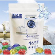 洗后无残留！圣洁康 洗衣凝珠 80颗 香水型