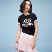 聚划算百亿补贴：Skechers斯凯奇 女款 短袖t恤衫
