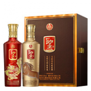 WULIANGYE 五粮液 总厂出品 圣酒 52度浓香型白酒  龙马精神 500ml*2瓶礼盒装