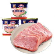 中华老字号 上海梅林 午餐肉罐头 340g*3罐
