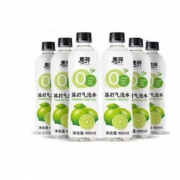 京东极速版：惠寻 柠檬味无糖苏打水饮料 480ml*6瓶