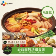 韩国CJ希杰旗下 必品阁 韩式部队火锅+泡菜汤 6袋