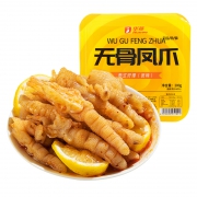 华英 去骨鸡爪 柠檬酸辣泡椒无骨脱骨凤爪200g盒装*2