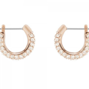 官网649元！Swarovski 施华洛世奇 STONE 玫瑰金穿孔耳环5446008  直邮含税到手￥301