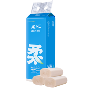 Liby 立白柔风 竹桨本色卷筒纸4层58.4g 12卷