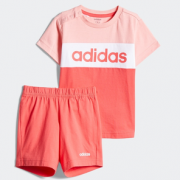 方便穿脱！adidas 阿迪达斯 婴童训练套装