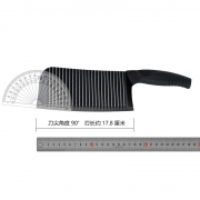 利瓷 400 波浪纹不锈钢菜刀