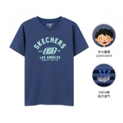 Skechers斯凯奇 儿童 100%纯棉T恤