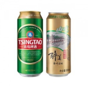 青岛啤酒 1903精酿金罐+山水 500*30听