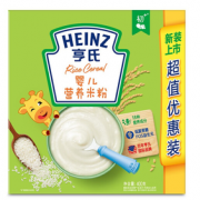 PLUS会员！Heinz 亨氏 五大膳食系列 米粉 1段 原味 400g