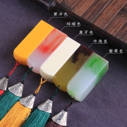 孔府印阁 篆刻姓名印章 1.2*1.2*6cm 多色可选