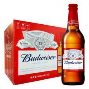 PLUS会员：Budweiser 百威 啤酒 大瓶装 460ml*12瓶*2件