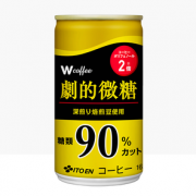 日本进口！ ITOEN 伊藤园 Wcoffee提神微糖咖啡 165g*30罐