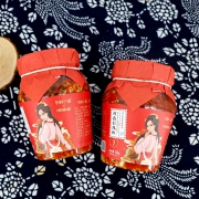 乐鲜小镇 剁辣椒 湖南特产 蒜蓉辣椒酱300g