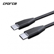 CFORCE c-to-c双头数据线 PD快充3A大电流Type-C 苹果MacBook充电线CC01E