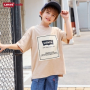 Levis李维斯 100%纯棉 儿童复古休闲T恤