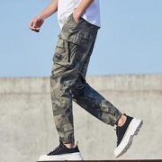 限尺码：Semir 森马 13B030271017-0344 男士迷彩工装休闲裤