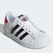最大35.5码！Adidas 阿迪达斯 Originals 超级明星 Run-DMC 中童板鞋
