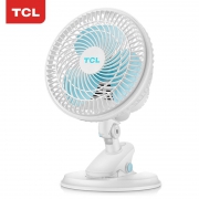 TCL 书桌夹扇 带底盘电风扇 壁扇 迷你台式风扇TFJ16-19AD