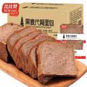 京东极速版：比比赞 黑麦全麦面包 500g