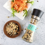 美食帝国 柠檬海盐黑胡椒 128g 自带研磨器