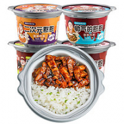 米多肉足！锅圈食汇 憨憨自热煲仔饭 台式卤肉266g+土豆牛肉266g