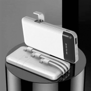 初拥 自带三线数显大容量充电宝 20000mAh