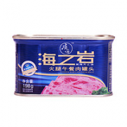 肉质紧实！海之岩 午餐肉罐头  198g*3罐