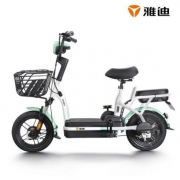 yadea 雅迪 新国标 48V时尚小龟王 电动车 小钢炮绿色