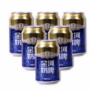奶香十足！金河 奶啤 乳酸菌风味 300ml*6瓶