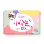 kotex 高洁丝 小Q包无香型护垫卫生巾 150mm40片