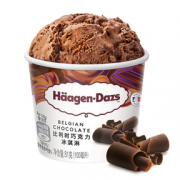 PLUS会员！Häagen·Dazs 哈根达斯 比利时巧克力口味 冰淇淋 100ml