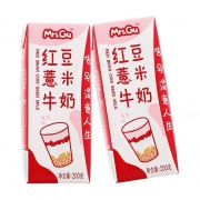 新希望 红豆薏米牛奶 200ml*12盒