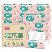 维尔美  家用抽纸 24包