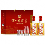LUZHOULAOJIAO 泸州老窖 六年窖头曲白酒 52度 500ml*2瓶