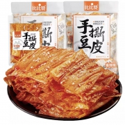 京东极速版：比比赞  香辣手撕豆皮 230g