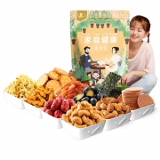 聚划算百亿补贴：良品铺子 零食大礼包 家庭健康零食包 1493g