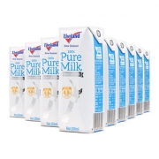 新西兰原装进口 纽仕兰 4.0g乳蛋白低脂纯牛奶 250ml*24盒