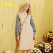 elf sack 妖精的口袋 10100103 女士假两件连衣裙