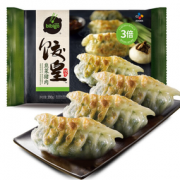 皮薄馅香！bibigo 必品阁 饺皇 韭菜猪肉饺子 390g