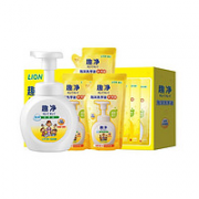 LION 狮王 趣净泡沫洗手液 柠檬香型 家庭装（ 250ml+200ml*3）