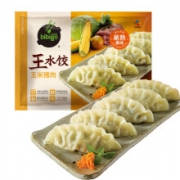 PLUS会员：bibigo 必品阁 玉米猪肉王水饺 1.2kg*2件