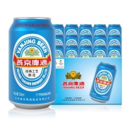 PLUS会员：YANJING BEER 燕京啤酒 11度 国航蓝听 330ml*24听*2箱